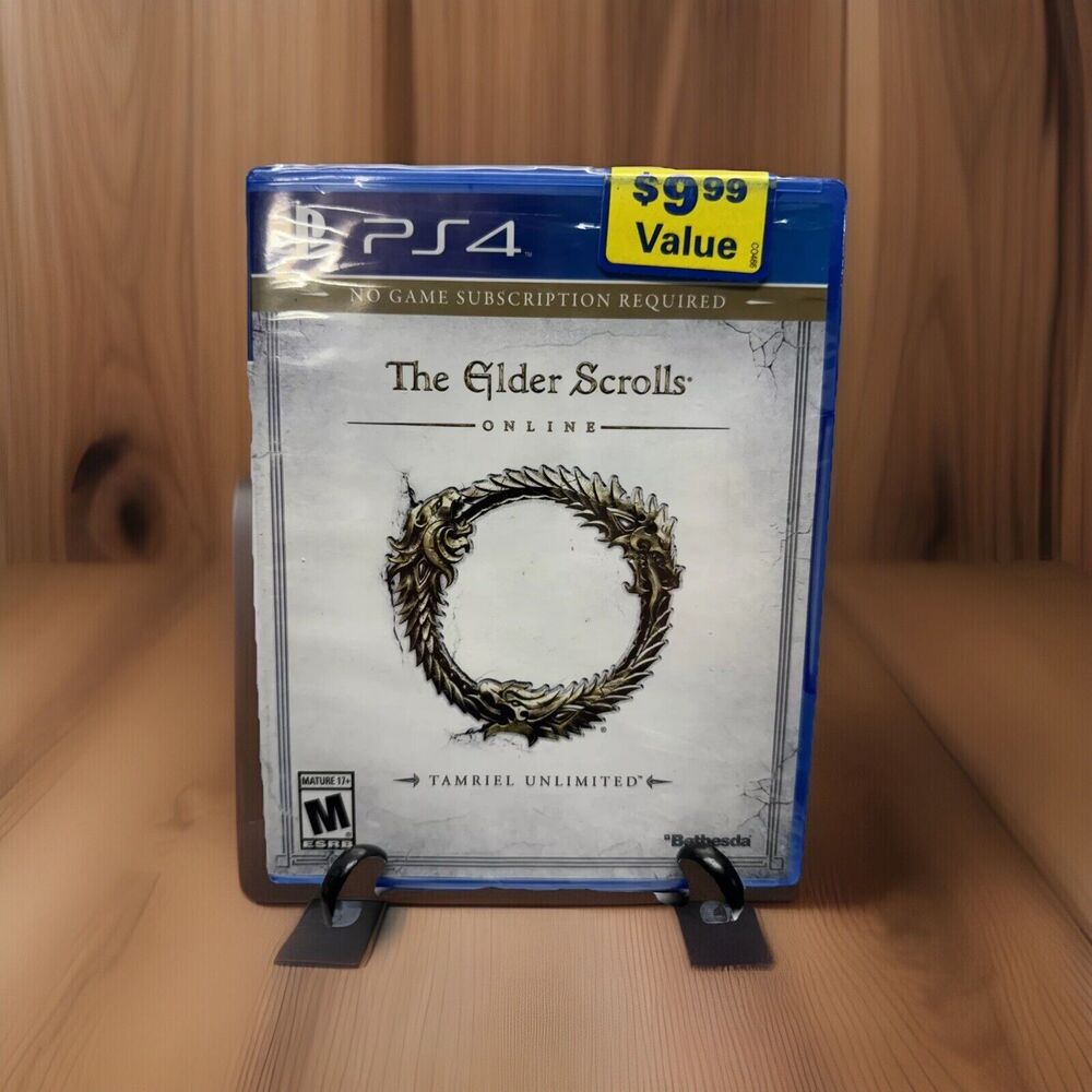The Elder Scrolls Online Tamriel Unlimited PS4 Video Game Bethesda RPG Sealed